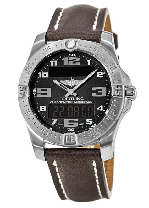 replica breitling leather watch straps|breitling aerospace leather strap.